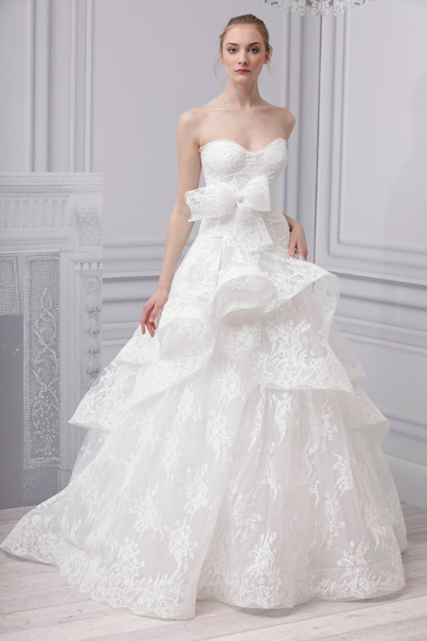 2013 Monique Lhuillier Wedding Gown