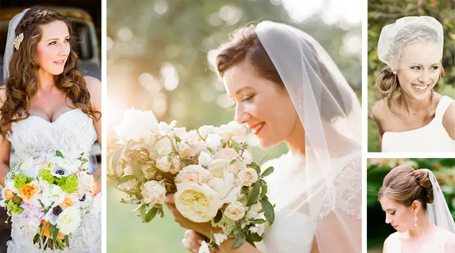 9 wedding hairstyles that work well with veils