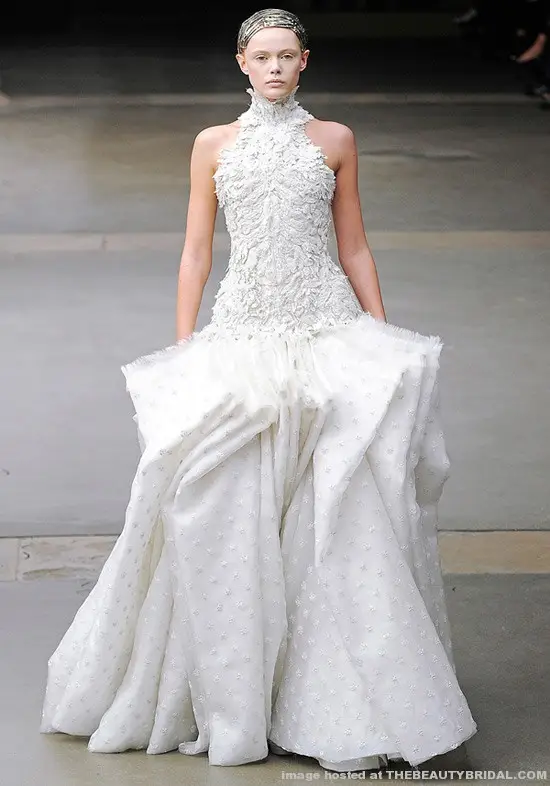 Alexander Mcqueen Fall 2011 Wedding gown