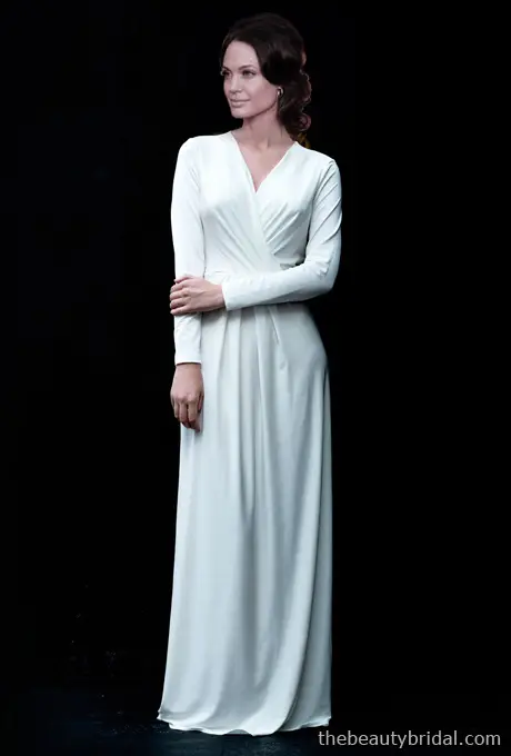 Angelina Jolie Bridal Dress by Love Yu