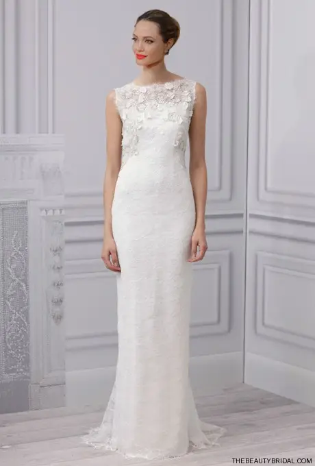 Angelina Jolie Bridal Gown by Monique Lhuillier