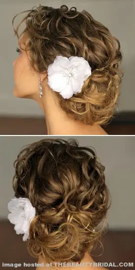 Beach Bridal Hairstyles Flower Power