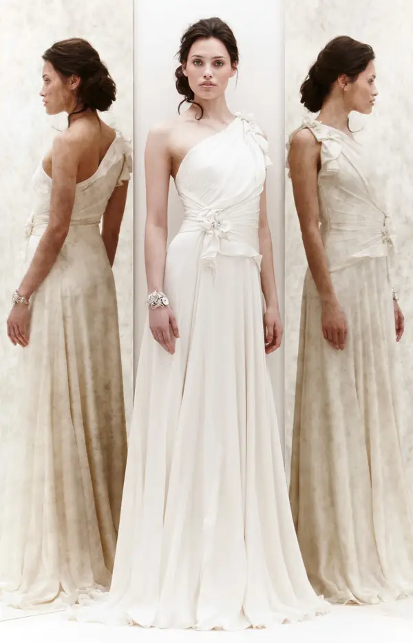 Jenny Packham 2013 One Shoulder Wedding Dress FREESIA