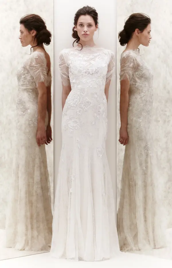 Jenny Packham Lace High Neck Bridal Dress MIMOSA