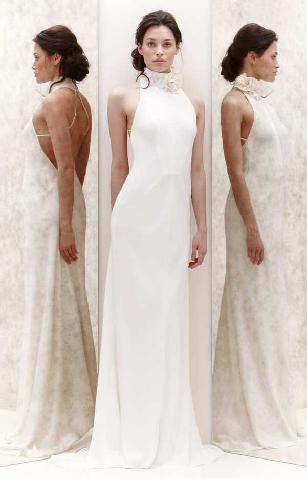 Jenny Packham Spring 2013 High Neckline Bridal Gown MARIGOLD