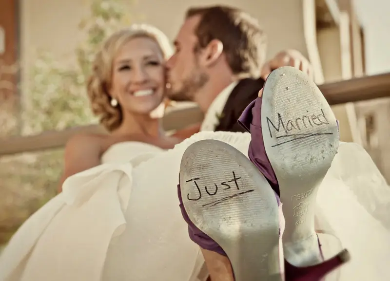 Just married shoes