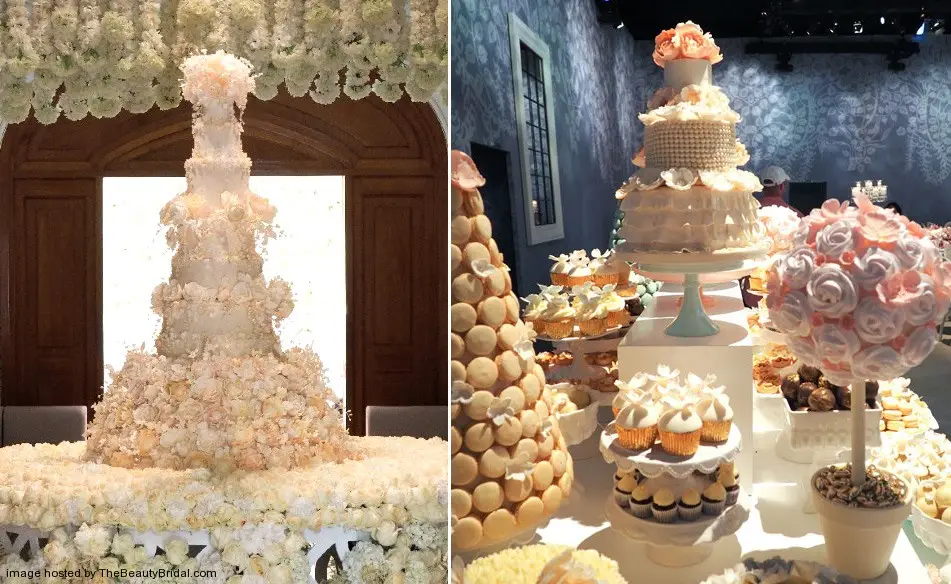 Luxury wedding cake in the United Arab Emirates