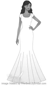 Mermaid Silhouette Bridal Dress