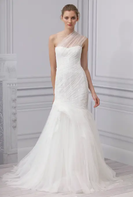 Monique Lhuillier 2013 Wedding Gown