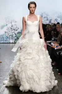 Monique Lhuillier Fall 2012 Bridal dress style Coquette