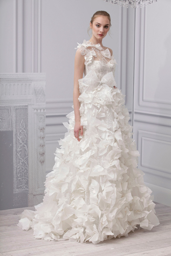 Monique Lhuillier Spring 2013 Bridal Dress