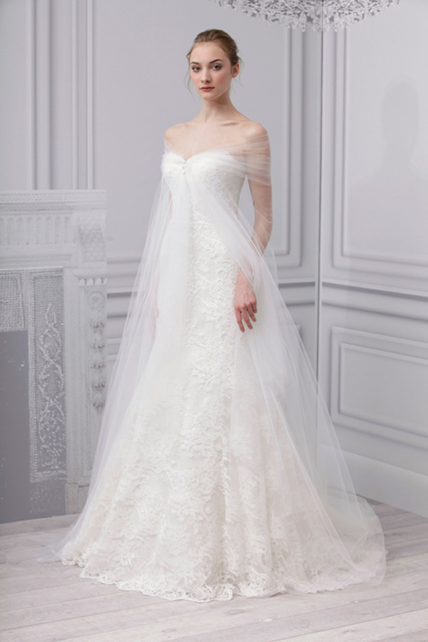 Monique Lhuillier Spring 2013 Wedding Dress