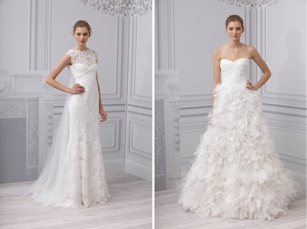 Monique Lhuillier Spring 2013 Wedding Gowns