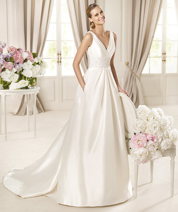 Pronovias 2013 V Neckline Bridal Dress DALLAS