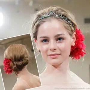 Reem Acra Bridal Hairstyle1