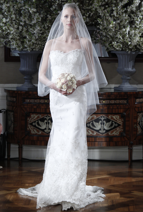 Romona Keveza Spring 2013 Lace Wedding Dress