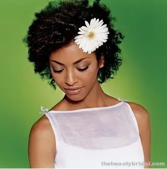 Short Black Wedding Hairstyle