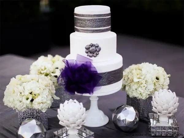 Snake Skin Wedding Cake