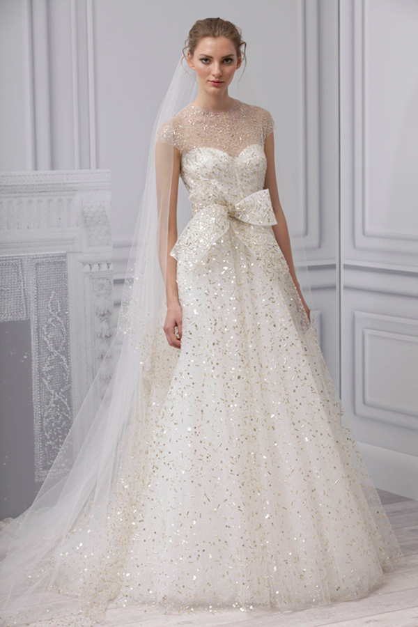 Spring 2013 Monique Lhuillier Wedding Gown