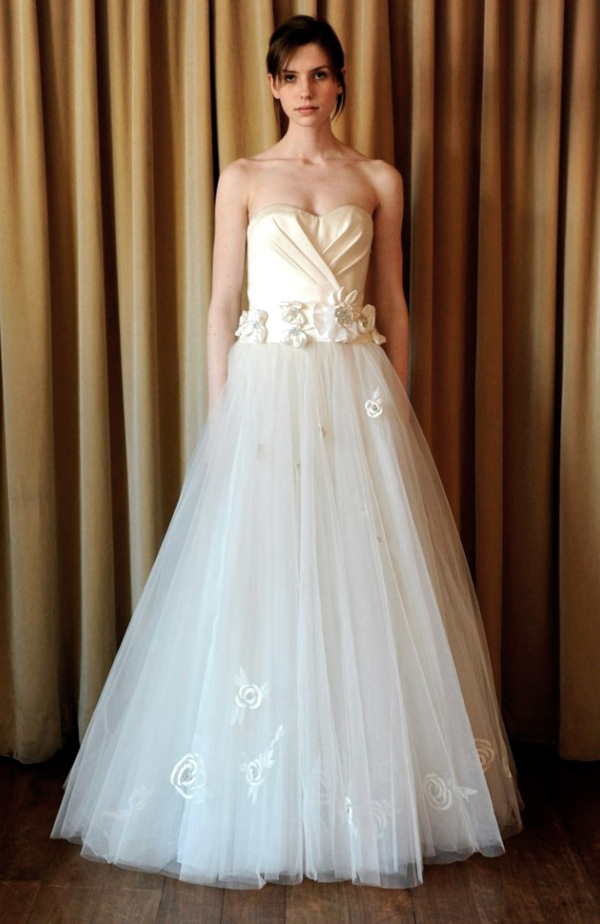 Temperley London Spring 2013 A line Wedding Dress