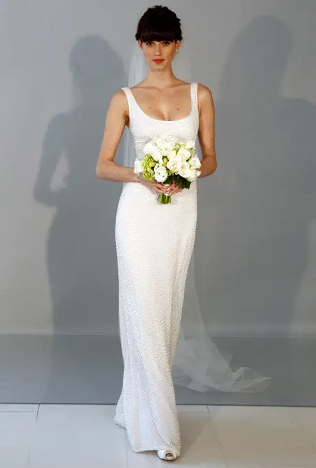 Theia Spring 2013 Halter Bridal Dress