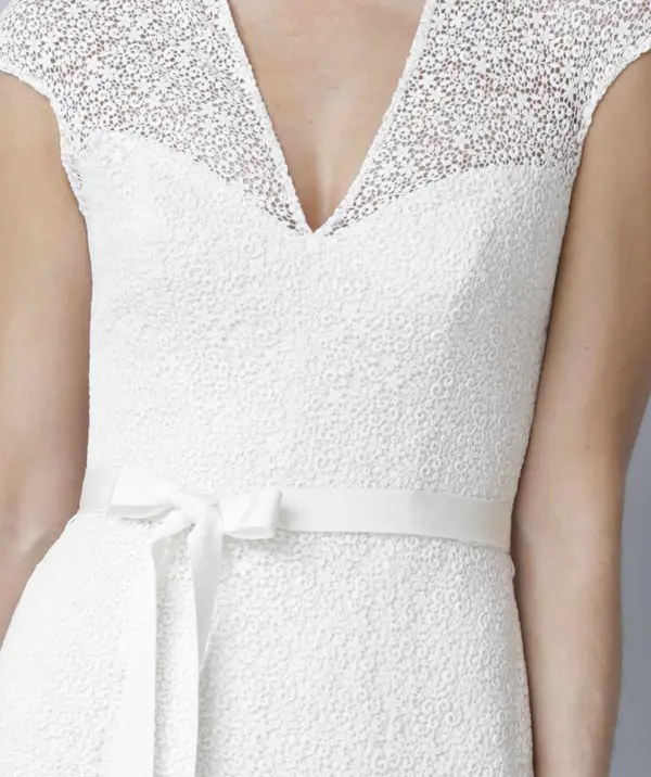 Theia Spring 2013 Lace Bridal Dress Detail