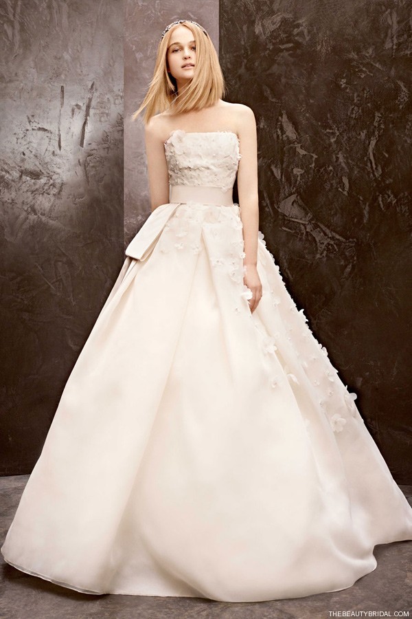 White by Vera Wang Fall 2012 Strapless ball bridal gown