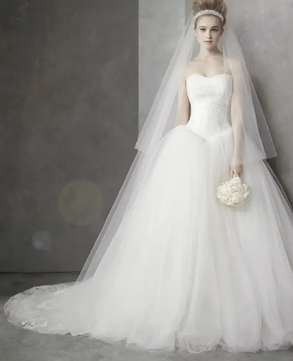 White by Vera Wang Spring 2012 Ball Gown