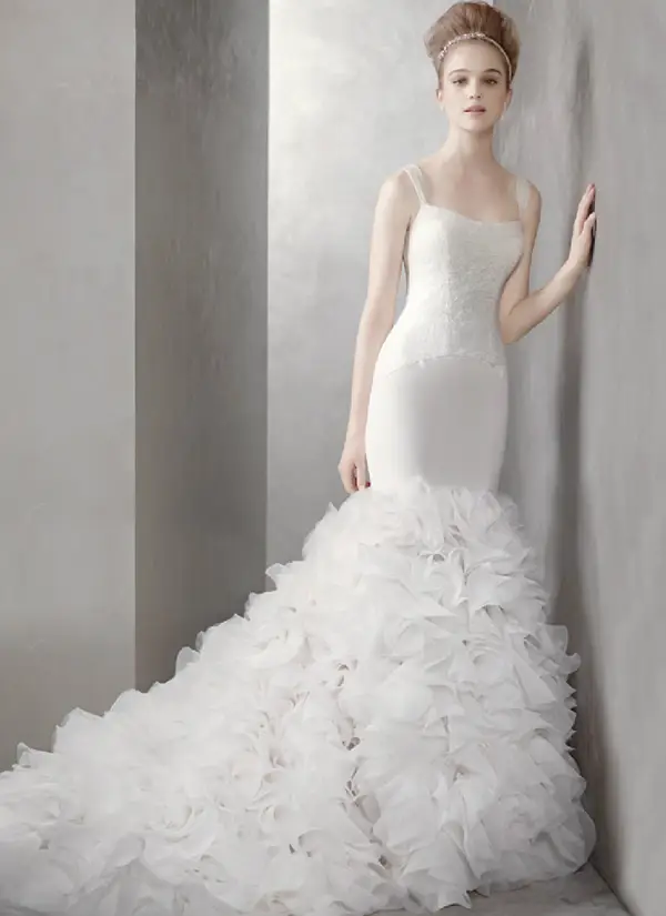 White by Vera Wang Spring 2012 Mermaid Gown