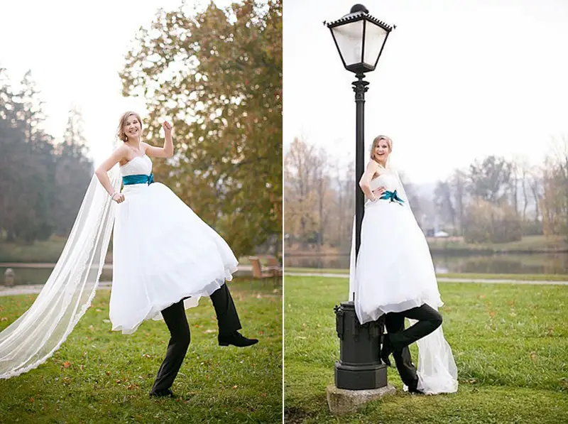 fun wedding photo idea