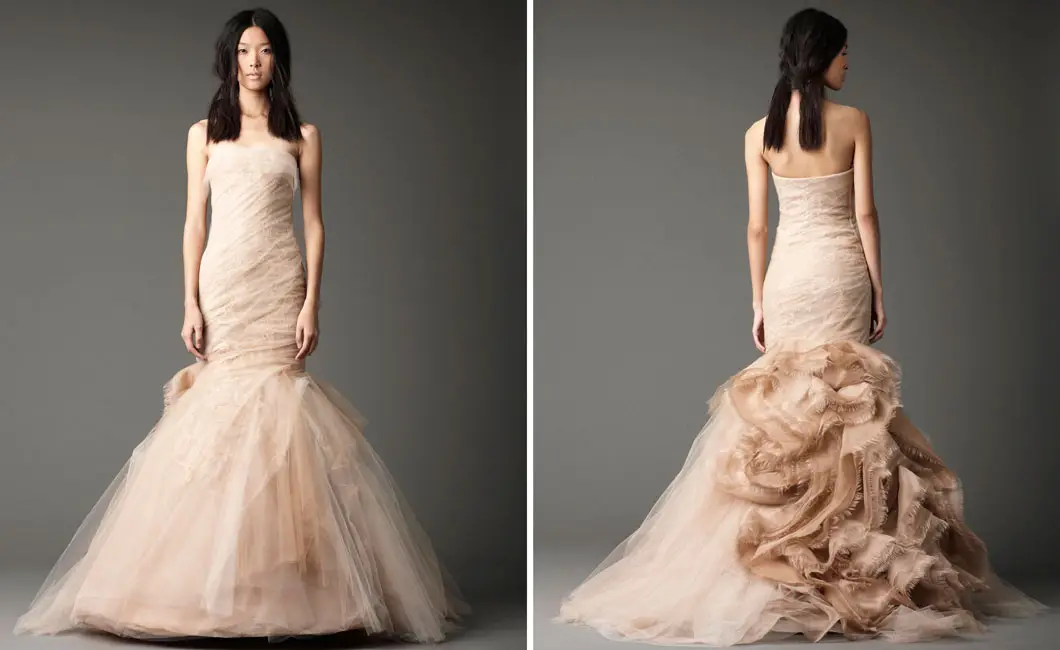 vera wang black wedding dresses 2012 3