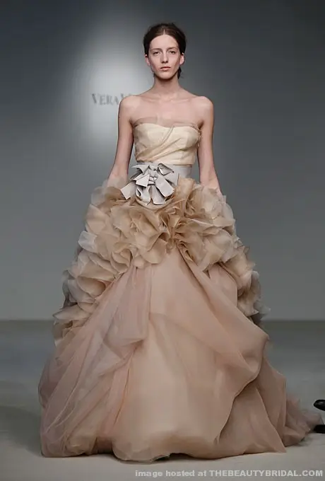 vera wang bridal dress spring 2012 2