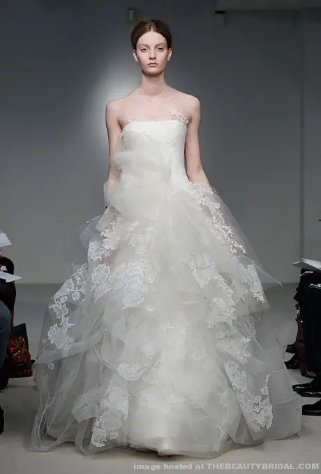 vera wang bridal dress spring 2012