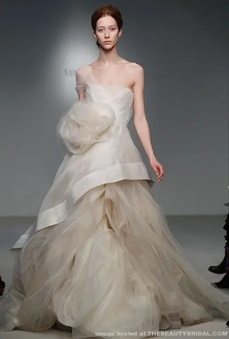 vera wang bridal gown spring 2012